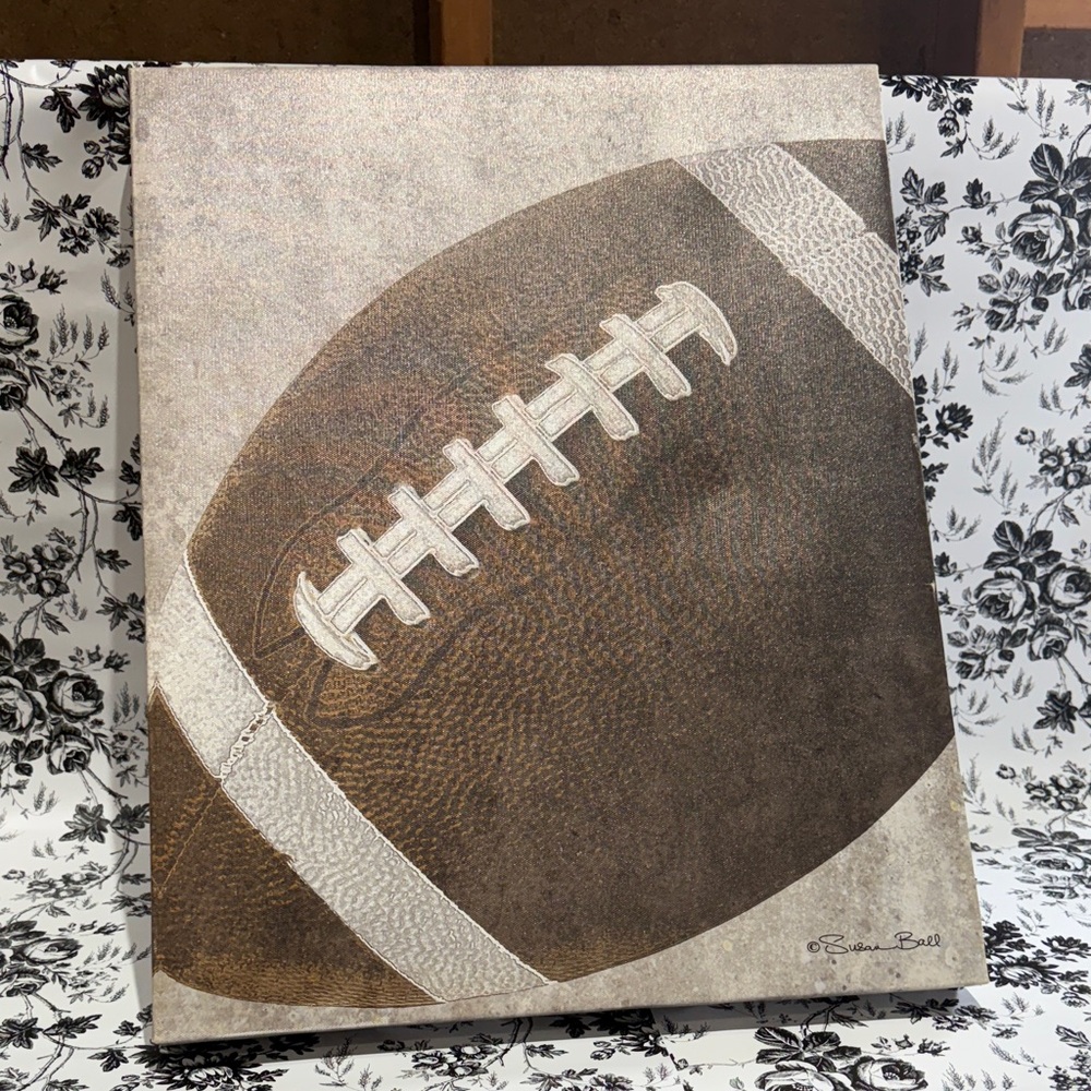 Football Canvas Wall Art